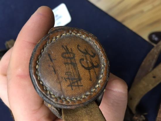 A 19th century leather cased telescope